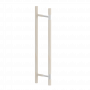 Dörrhandtag SAWO Vertikal rak Trä med metallaccent 36x900 mm