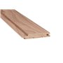 Bastupanel i värmebehandlad asp. 15x90mm Längd: 2,4 m. 6st/pkt