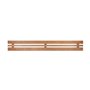 Ryggstöd standard värmebehandlad asp 2350 mm