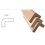  Bastulav AL 28x45   Bastulav framkant al 80x108mm Längd: 2,4 m   