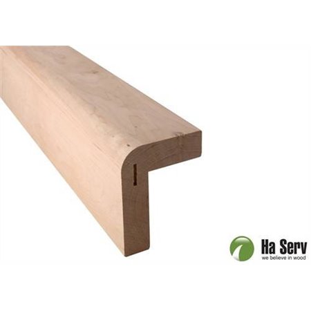  Bastulav AL 28x45   Bastulav framkant al 80x108mm Längd: 2,4 m   