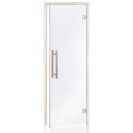 Bastudörr Lux med klar glas 7-19 