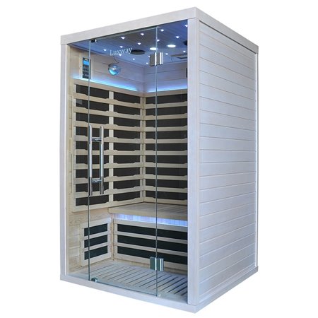 Infraröd bastu Glossy med LED ljus