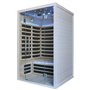 Infraröd bastu Glossy med LED ljus