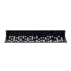 Duschhylla Pixel i svart aluminium