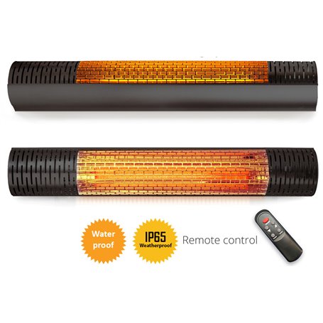 Terrassvärmare HeatWay Cylindro 2000W Svart