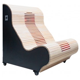 Ultimat avkoppling: Se vår Infraröda Relax-stol för djupgående värme